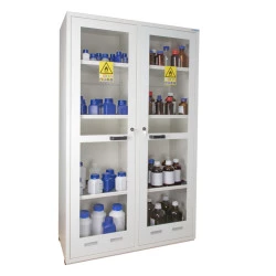 Armoire multirisques à portes vitrées