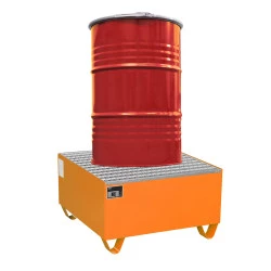 Bac de rétention acier - Capacité de rétention 222 litres