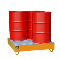 Bac de rétention acier - Capacité de rétention 261 et 435 litres