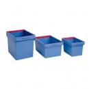 Bac de distribution 800 x 400 mm avec anses de gerbage