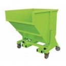 Benne auto-basculante galvanisée sur pivot central
