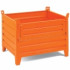 Caisse-palette m�tallique � demi ouvrant
