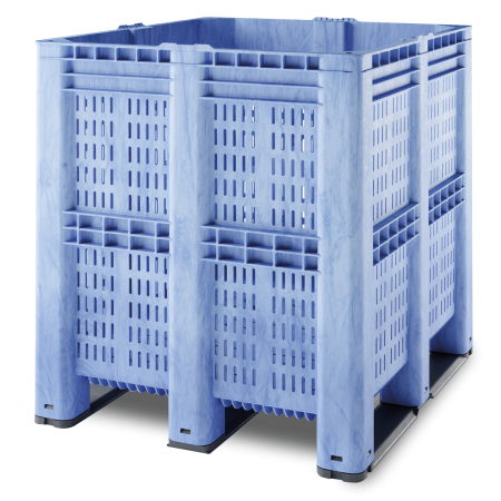 Caisse palette plastique ajourée grand volume 1300 x 1150 Caisse palette plastique ajourée grand volume 1300 x 1150