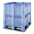 Caisse palette plastique ajourée grand volume 1300 x 1150 Caisse palette plastique ajourée grand volume 1300 x 1150