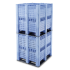Caisse palette plastique ajourée grand volume 1300 x 1150 Caisse palette plastique ajourée grand volume 1300 x 1150