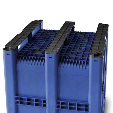 Caisse palette plastique pleine alimentaire grand volume 1300 x 1150 Caisse palette plastique pleine alimentaire grand volume 1300 x 1150