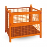 Caisse-palette profonde 1/2 ouvrant