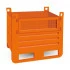 Caisse-palette t�l�e demi ouvrant grillag�