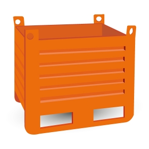 Caisse-palette t�l�e petit mod�le