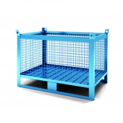 Caisse-palette grillagée sur semelles