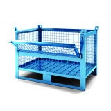 Caisse-palette sur semelles mi-ouvrant Caisse-palette sur semelles mi-ouvrant