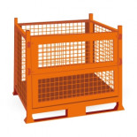 Caisse palette grillag�e repliable charges lourdes