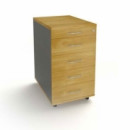 Caisson mobile 4 tiroirs + 1 plumier