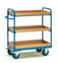 Chariot � 3 caissettes - ridelles ouvertes
