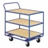 Chariot � 3 plateaux bois fixes