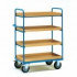 Chariot � 4 caissettes - ridelles ouvertes