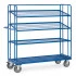 Chariot � �tag�res en treillis inclinables