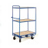 Chariot haut � 3 plateaux bois fixes
