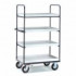 Chariot haut antistatique ESD � 4 caissettes