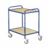Chariot magasin � 2 plateaux bois amovibles
