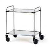 Chariot inox 2 plateaux Chariot inox 2 plateaux