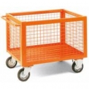 Chariot 4 côtés grillagés - 800 kg