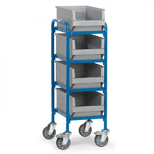 Chariot porte-bacs - 4 bacs Chariot porte-bacs - 4 bacs