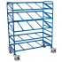 Chariot porte-bacs inclinable et réglable 5 niveaux Chariot porte-bacs inclinable et réglable 5 niveaux