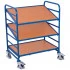 Chariot porte-bacs inclinable et réglable - pour 6 bacs Chariot porte-bacs inclinable et réglable - pour 6 bacs