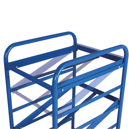 Chariot porte-bacs inclinable et réglables - pour 3 bacs Chariot porte-bacs inclinable et réglables - pour 3 bacs
