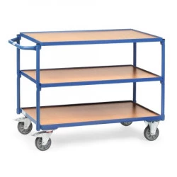 Servante d'atelier à 3 plateaux bois