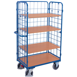 Chariot à 3 dossiers et 4 étagères
