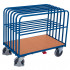 Chariot porte-panneaux standard - 2 roulettes pivotantes & 2 roulettes fixes + frein Chariot porte-panneaux standard - 2 roulettes pivotantes & 2 roulettes fixes + frein