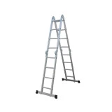 Échelle Articulée Aluminium Hailo 4x4 Échelons. Échelle Articulée Aluminium Hailo 4x4 Échelons.