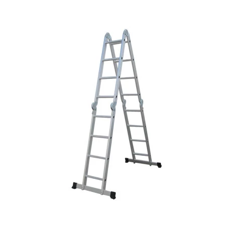 Échelle Articulée Aluminium Hailo 4x4 Échelons. Échelle Articulée Aluminium Hailo 4x4 Échelons.