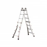 Échelle aluminium articulée, matériau aluminium, Hauteur déplié 3 à 6,25 m. Échelle aluminium articulée, matériau aluminium, Hauteur déplié 3 à 6,25 m.