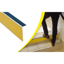 Nez de marche antidérapant et contremarche