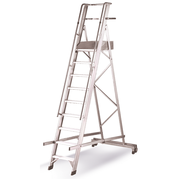 Escabeau mobile repliable