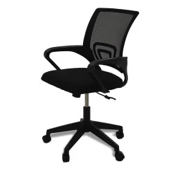 Siège de bureau ergonomique avec accoudoirs fixes