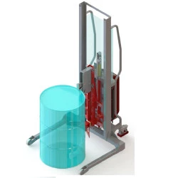 Gerbeur semi-électrique avec pince automatique 1 fût