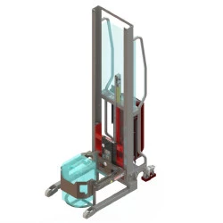 Gerbeur semi-électrique avec rotobidon