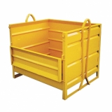 Benne cubique à porte