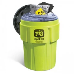 Fût haute visibilité avec kit absorbant