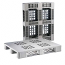 Palette plastique PEHD 1200 x 1000 - Ajour�e