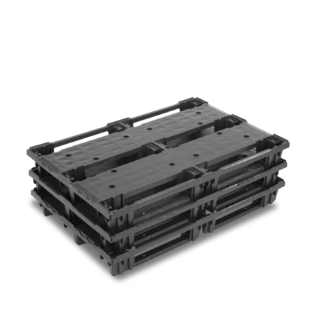 Palette plastique 1200x800 Europe emboîtable et rackable Palette plastique 1200x800 Europe emboîtable et rackable