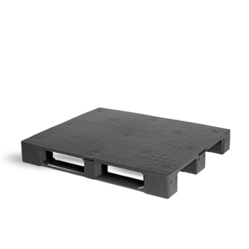 Palette plastique 1200x1000 medium recyclée pleine pour charges moyennes Palette plastique 1200x1000 medium recyclée pleine pour charges moyennes