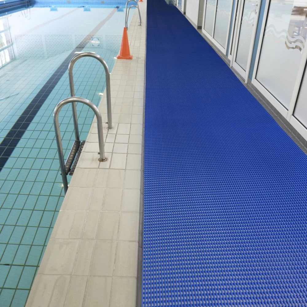 Caillebotis hygiénique PVC résistant aux UV Revêtements extérieurs et