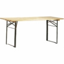 Table pliante en bois 
