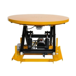 Table élévatrice avec plateau rotatif