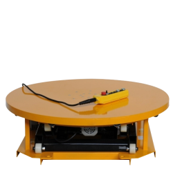 Table élévatrice électrique plateau tournant